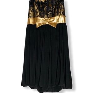 Vintage‎ Jessica McClintock For Gunne Sax Strapless Dress